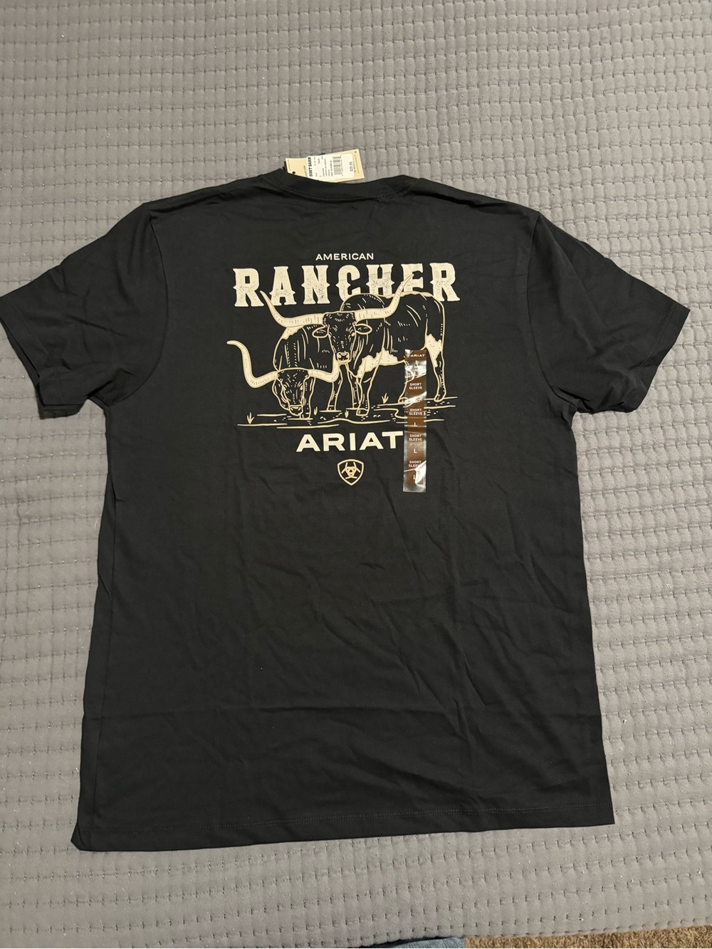 Ariat Black Short-Sleeve 'Rancher' Graphic Tee